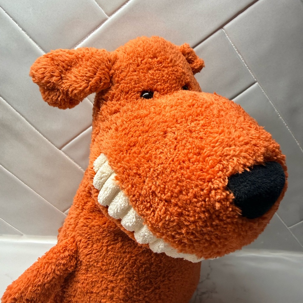 Jellycat Toothy Mutt Dog 15 inches - Picture 8 of 8